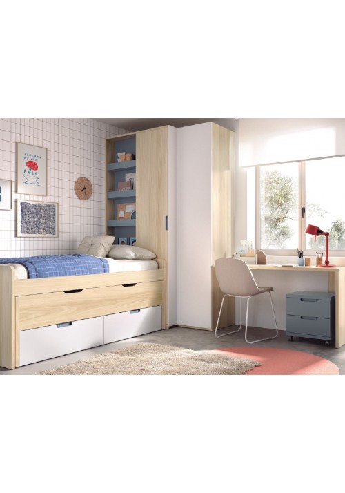 Wardrobe with Sliding and Hinged Door