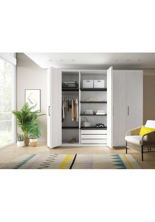 Full-Access Hinged Door Wardrobe