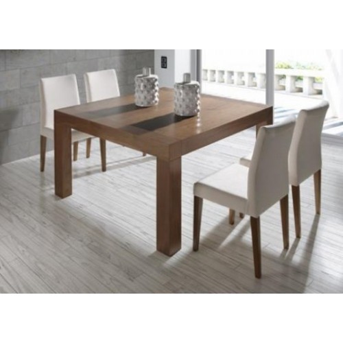 Squared dining table