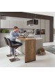 Lacquer, cement grey Kitchen
