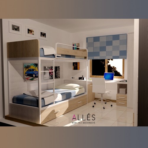 Teen and childrens beedrooms
