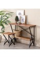 Natural console table.