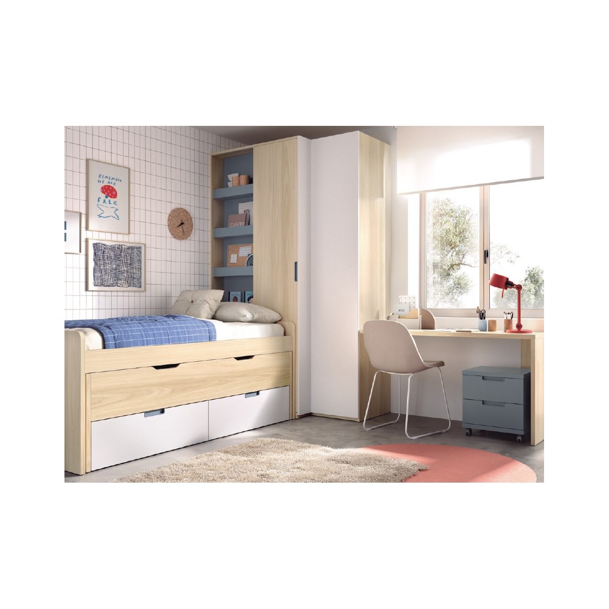 Corner wardrobe