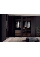Elegant Wardrobe with Glass Doors